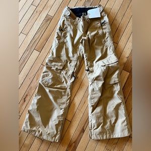 North Face Ski Pants (tan) xs